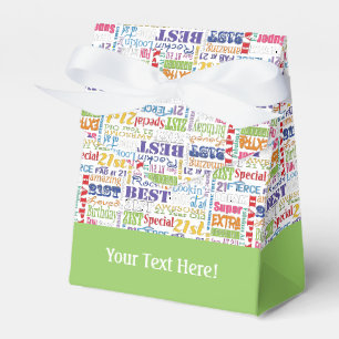 Unique And Special 21st Birthday Party Gifts Favor Box