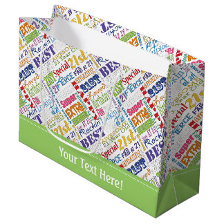 Unique And Special 21st Birthday Party Gifts Large Gift Bag