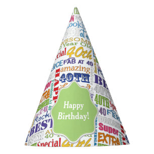 Unique And Special 40th Birthday Party Gifts Hat