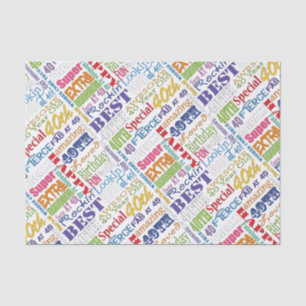 Unique And Special 40th Birthday Party Gifts Tissue Paper
