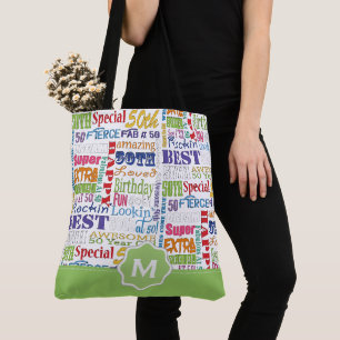 Unique And Special 50th Birthday Party Gifts Tote Bag