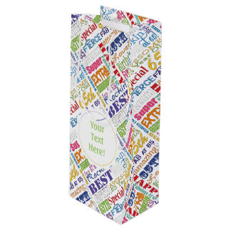 Unique And Special 65th Birthday Party Gifts Wine Gift Bag