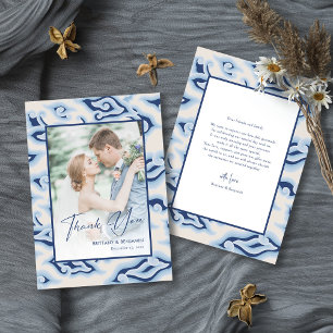 Unique and Stylish Vintage Wedding Thank You Card