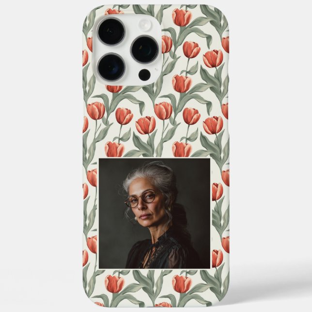 Unique Anniversary Gift Tulip Custom  Case-Mate iPhone Case (Back)