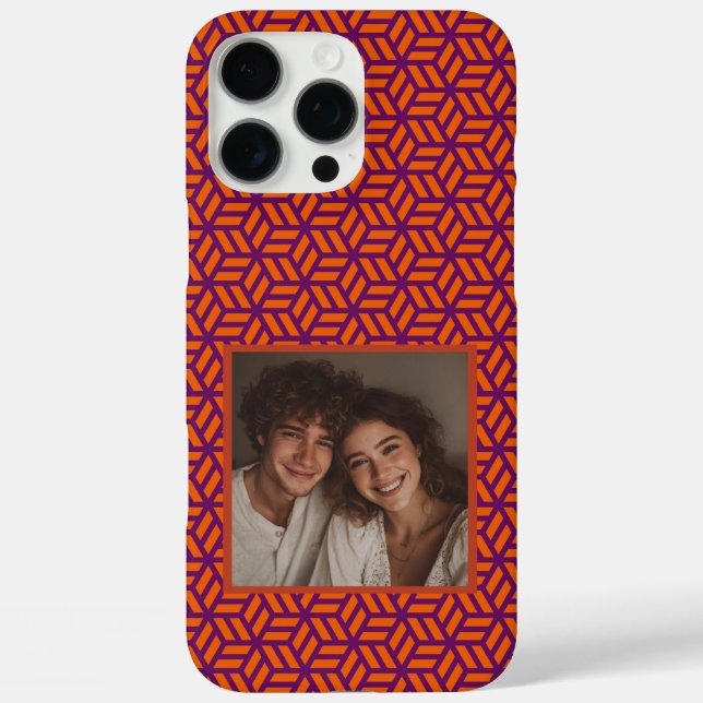 Unique Anniversary Gifts For Mom Hexagon Pattern  Case-Mate iPhone Case (Back)