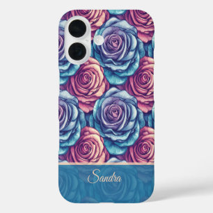 Unique Anniversary Keepsake Rose Flower Name iPhone 16 Case