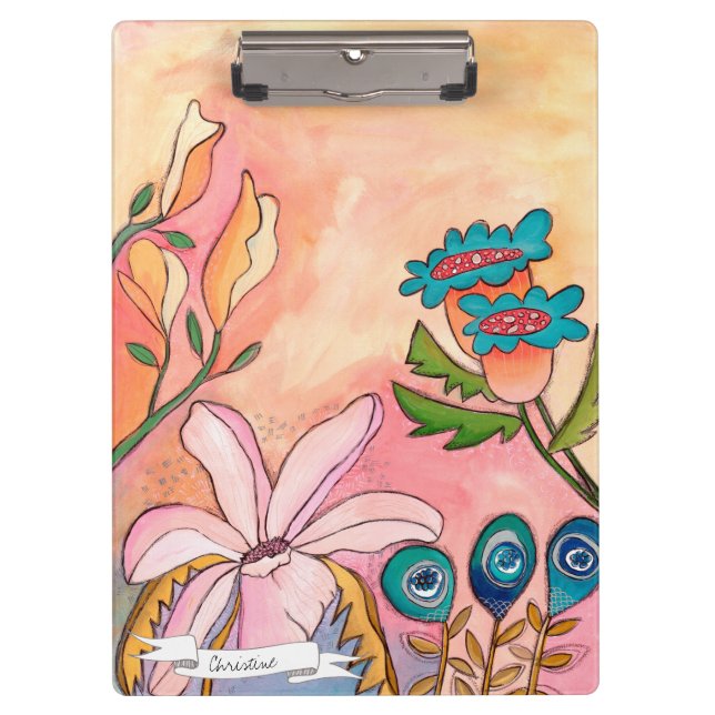 Unique Artist Art Painting Fantasy Personalized Clipboard (Front)