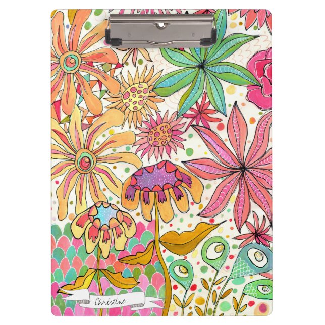 Unique Artist Art Painting Personalized Clipboard (Front)