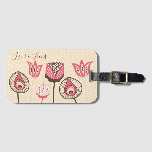 Unique Artist Ladies Womens Identification Luggage Tag (Front Horizontal)