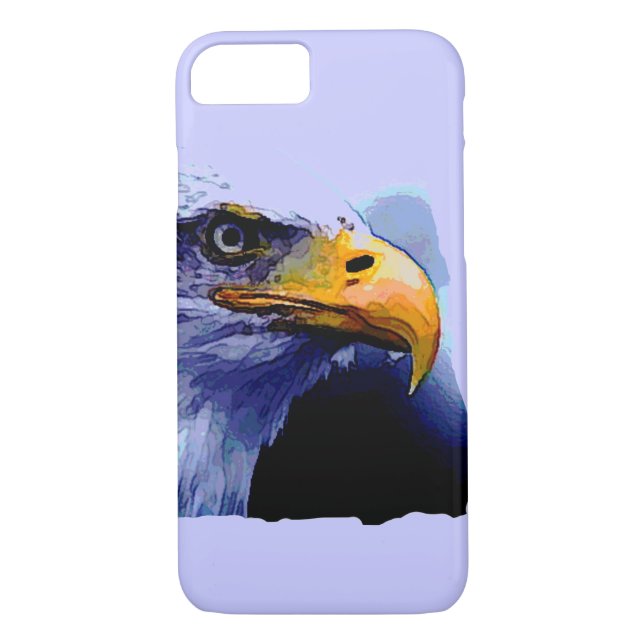 Unique Artwork Eagle Eye iPhone 7 Case (Back)