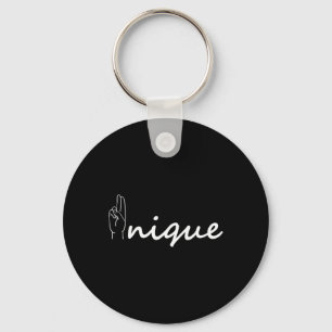 Unique ASL Alphabet American Sing Language ASL Tea Keychain