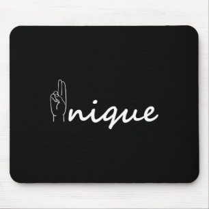 Unique ASL Alphabet American Sing Language ASL Tea Mouse Pad