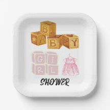 Unique Baby Girl Dice Baby Shower