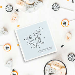 Unique Baby Spell Halloween Boy Baby Shower Paper Napkin