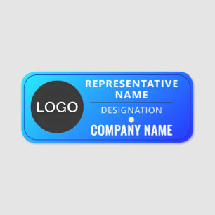 Unique Badge, Company Logo with Staff & Employee Name Tag