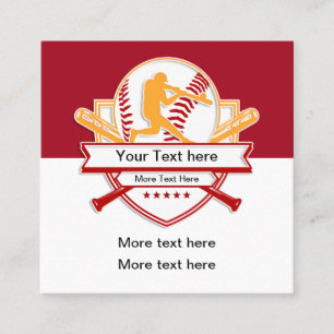 Unique Baseball Scout Business Cards