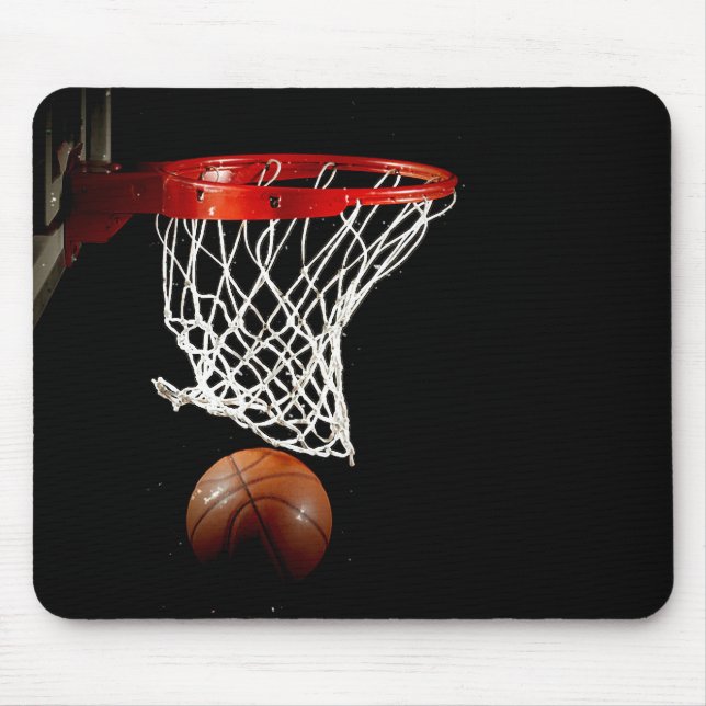 Unique Basketball Artwork Mousepad (Front)