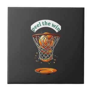 Unique basketball lover gifts peel the win tile