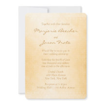 Unique Batik Floral Faire-part de mariage Brown