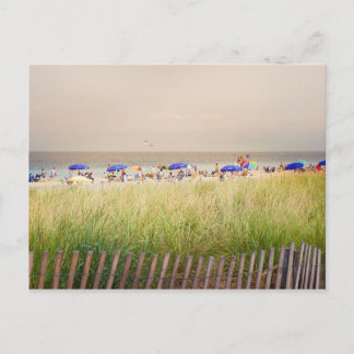 Unique Beach postcard vintage feel.