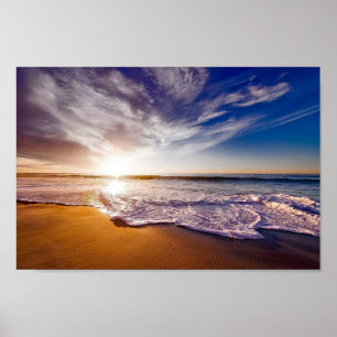 Unique Beach Scenery Poster