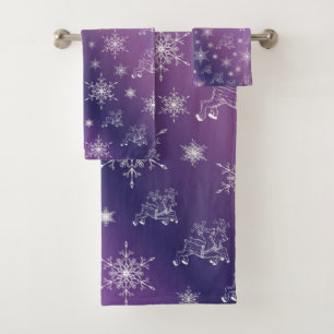 unique, beautiful, colourful, painted pattern a gr bath towel set