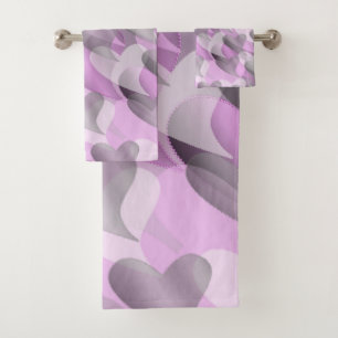 unique, beautiful, colourful, painted pattern a gr bath towel set