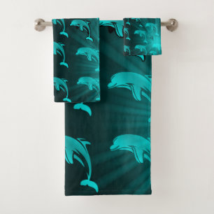 unique, beautiful, colourful, painted pattern a gr bath towel set