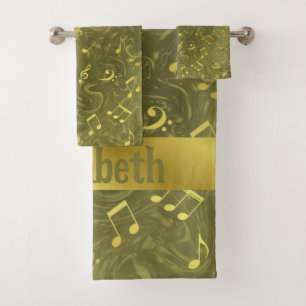 unique, beautiful, colourful, painted pattern a gr bath towel set