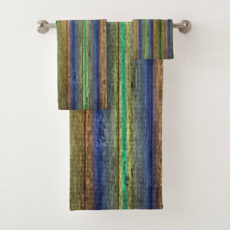 unique, beautiful, colourful, painted pattern a gr bath towel set