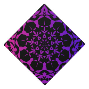 unique beautiful mandala graduation cap topper