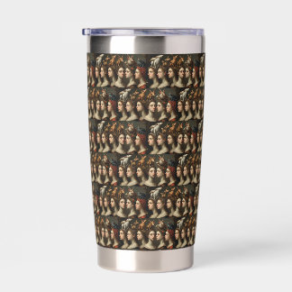 Unique Beautiful Woman Insulated Tumbler