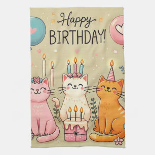 Unique beautyful Happy Birthday Design   Kitchen Towel