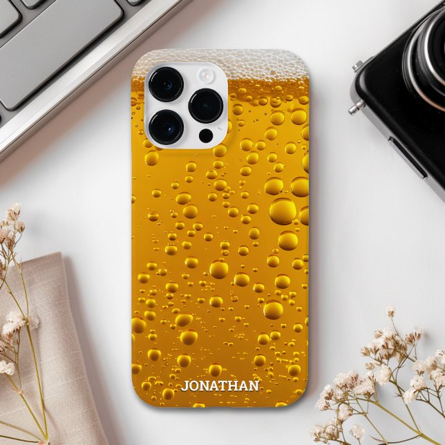 Unique Beer Foam – Stylish Gift for him Case-Mate iPhone Case (Creator Uploaded)