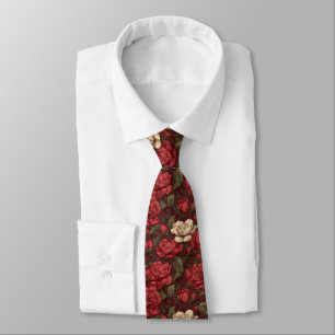 Unique Best Gifts For Men Gardenias Flower Tie
