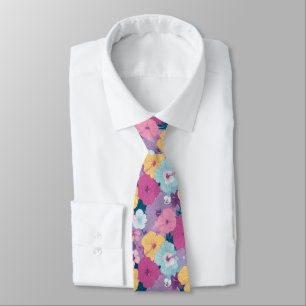 Unique Best Man Tropical Floral Tie