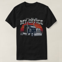 Unique Big Rig Office Truck Poster Print