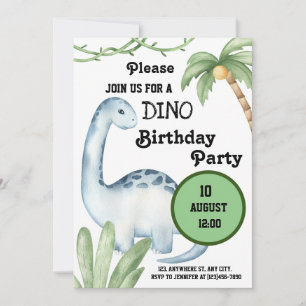 Unique Birthday Party Invitation