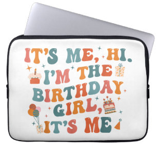Unique Birthday Party Its Me Hi Im The Birthday Gi Laptop Sleeve