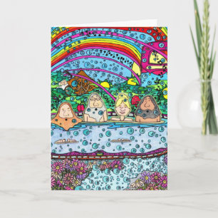 unique birthdays thank you friendship travel art card
