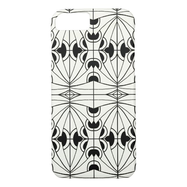 Unique black and white design Case-Mate iPhone case (Back)