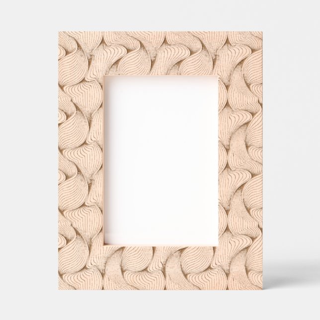 Unique Black and White Interwoven Lines Etched Frames (Front)