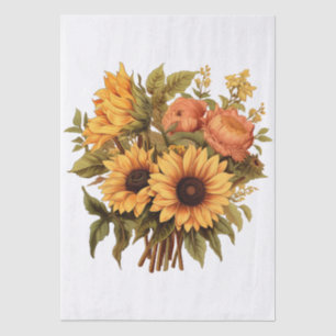 Unique black Design for white Lovers Tissue Paper