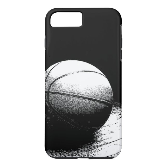 Unique Black White Basketball Case-Mate iPhone Case (Back)