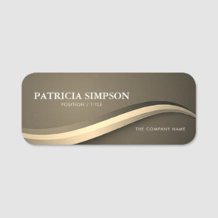 Unique Blend Of Modern Style & Professional Polish Name Tag