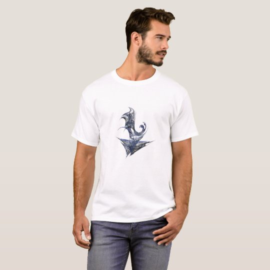 Unique Blue Graphic T-Shirt