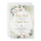 Unique Blush Pink Floral Greenery Gold Frame Baby