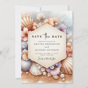 Unique Boho Beach Wedding Save The Date