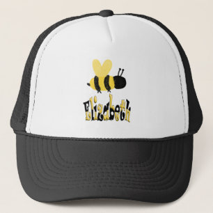 Unique Bumblebee Doodle Personalized Drawing Trucker Hat