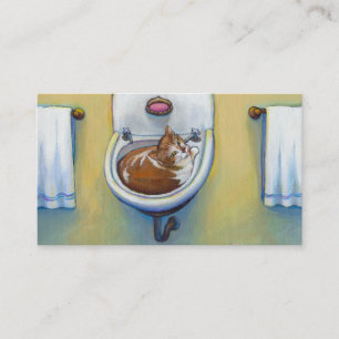 Unique business cards for cat rescues or plumbers